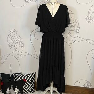 Gabby Skye Black Maxi Dress